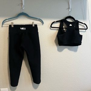 BOOTY BY BRABANTS black croco set (leggings are cropped) *one size fits all